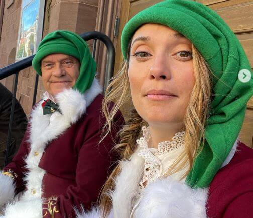 Doreen Alderman ex-husband Kelsey Grammer and daughter Spencer Grammer.